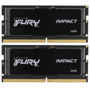 Модуль памяти SO-DIMM DDR5 32Gb  (2x16Gb) PC48000 6000Mhz Kingston Fury Impact  (KF560S38IBK2-32)