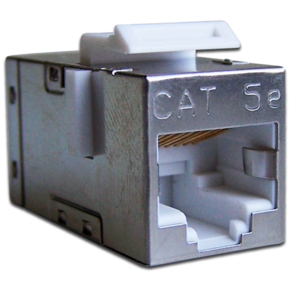 Повторитель портов RJ-45,  экранированный,  кат.5E,  формата Keystone