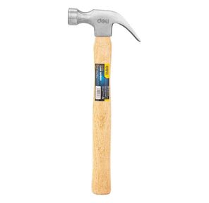 Молоток-гвоздодер Deli DL5250 500 гр Технические характеристики: 500 г. Длина: 330 мм. Деревянная рукоять.