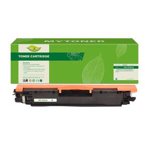 Тонер-картридж MyToner,  аналог HP CF351A / 130A синий 1k с чипом