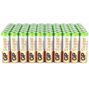 Батарея GP Super 15A50 / 10HR-2CRVS60 AA  (промо:50+10)  (60шт) спайка