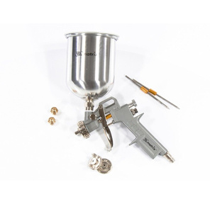 Краскопульт пневматический MATRIX 57315  краскораспылитель пневмат. с верхним бачком v=1.0л + сопла