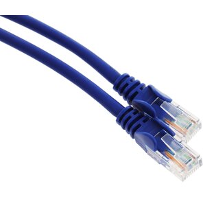 Кабель Патч-корд Lanmaster UTP LAN-PC45 / U5E-3.0-BL вилка RJ-45-вилка RJ-45 кат.5е 3м синий LSZH  (уп.:1шт)