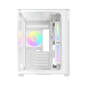 корпус Ocypus Iota C50 WH Curve ARGB Digital,  MATX,  Type-C*1,  USB3.0*2,  REAR 1x120mm ARGB,  MB SIDE 2x120mm ARGB