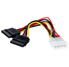 Exegate EX138935RUS Кабель питания 2xSATA  (от разъема Molex  (IDE)  блока питания),  15см Exegate