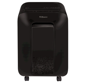 Шредер Fellowes PowerShred LX200 черный  (секр.P-4) / перекрестный / 12лист. / 22лтр. / скрепки / скобы / пл.карты