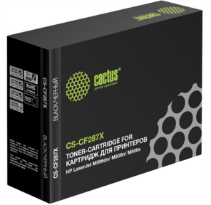 Картридж Cactus CS-CF287X черный для HP LJ M506dn /  M506n /  M506x  (18000стр.)