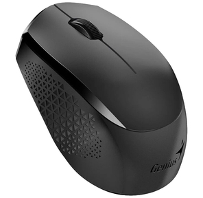 Genius Мышь NX-8000S Black { Беспроводная,  бесшумная,  3 кнопки,  для правой / левой руки. Сенсор Blue Eye. Частота 2.4 GHz} [31030025400]