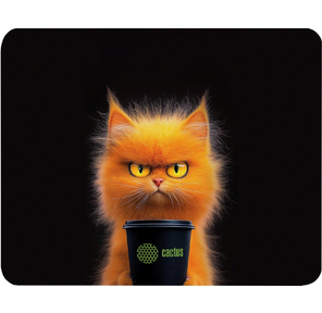 Коврик для мыши Cactus Red Cat 220x180x2мм  (CS-MP-P11XS)