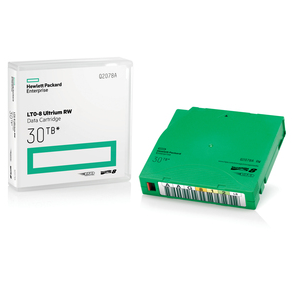 HPE Q2078AN Ultrium LTO8 30TB bar code non custom labeled cartridge 20 pack  (for libraries & autoloaders; incl. 20 x Q2078L)