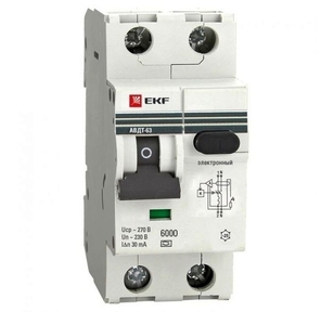 EKF DA63-63-100e Дифференциальный автомат АВДТ-63 63А / 100мА  (хар-ка C,  электронный тип A) 6кА EKF PROxima