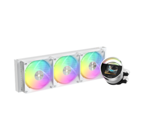 Система водяного охлаждения Ocypus Sigma L36 WH ARGB,  360mm,  LCD Pump 2.4",  3x120mm ARGB fans,  LGA115X / 1200 / 1700 / 18XX,  AM4 / AM5