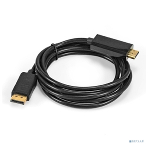 Exegate EX294710RUS Кабель DisplayPort-HDMI ExeGate EX-CC-DP-HDMI-2.0  (20M / 19M,  2м,  экран)