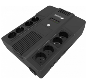 UPS POWERMAN Brick 1000,  line-interactive,  1000VA,  600W,  4 eurosockets with backup power,  4 eurosockets with surge protection,  battery 12V 9Ah 1 pc.,  309mm x 202mm x 93mm,  5.6 kg.