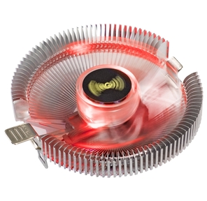 Кулер ExeGate Wizard EE91-PWM.RED  (Al,  LGA775 / 1150 / 1151 / 1155 / 1156 / 1200 / 1700 / 1851 / AM2 / AM2+ / AM3 / AM3+ / AM4 / AM5 / FM1 / FM2 / 754 / 939 / 940,  TDP 75W,  Fan 90mm,  PWM,  800-2400RPM,  Hydro bearing,  4pin,  11-24db,  215г,  красная подсветка,  с термопастой,  на защелках,  Color Box)