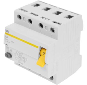 Iek MDV10-4-063-300 УЗО ВД1-63 4Р 63А 300мА ИЭК