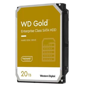 Жесткий диск Western Digital 3.5" 20TB WD202KRYZ Gold SATA3,  Cache 291MB,  7200 rpm