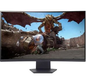 Монитор LG 31.5" 32GS60QC-B черный VA LED 5ms 16:9 HDMI матовая HAS Piv 3000:1 350cd 178гр / 178гр 2560x1440 DP WQ 7.2кг