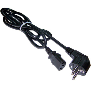 Шнур питания Lanmaster LAN-PP13 / SHA-0.5-BK C13-Schuko проводник.:3x0.75мм2 0.5м 220В 10А  (упак.:1шт) черный