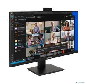 Монитор со встроенной веб-камерой и аудио выходом 27" WQHD ExeGate SuperView EA2700C  (IPS LED Grade A+,  2560x1440@75Гц  (WQHD),  16:9,  250cd / m2,  1000:1,  178° / 178°,  5ms,  HDMI2.0,  DisplayPort,  USB,  audio-out,  FHD веб-камера 2MP,  микрофон,  Flicker-free,  FreeSync,  Low Blue Light,  кабель HDMI 1.5м,  VESA 100x100,  регулировка наклона  (tilt),  черный)