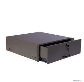 ЦМО Полка  (ящик) для документации 2U  (ТСВ-Д-2U.450-9005) черный цвет