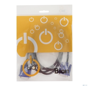 Bion Кабель VGA 15M / 15M,  экранированный,  феритовые кольца,  черный,  3м [BXP-VGA2-030]