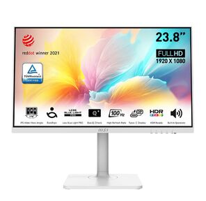 Монитор MSI Modern MD2412P 23.8" Black  (IPS,  1920x1080,  HDMI+Type C,  1 ms,  178° / 178°,  300 cd / m,  1000:1  (100M:1),  100Hz,  MM,  Pivot)