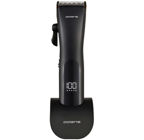 Машинка для стрижки Polaris PHC 2500 черный 3Вт  (насадок в компл:6шт)