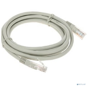 Cablexpert Патч-корд медный UTP PP10-2M кат.5,  2м,  литой,  многожильный  (серый)
