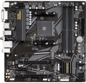 Материнская плата Gigabyte B550M DS3H AC Soc-AM4 AMD B550 4xDDR4 mATX AC`97 8ch (7.1) GbLAN RAID+DVI+HDMI