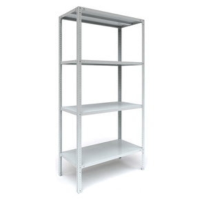 Стеллаж MS 185 / 100х30 / 4  (Размеры внешние  (ВхШхГ) 1850х1000х300 мм,  4 полки,  с единой стойкой) [S24199153402]