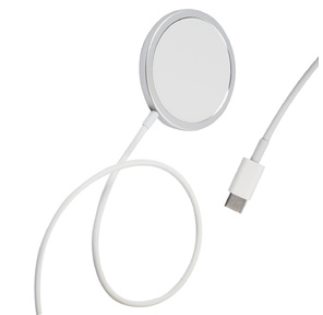 Беспроводное зар. / устр. Redline Qi-13 1A для Apple кабель USB Type C белый  (УТ000023447)