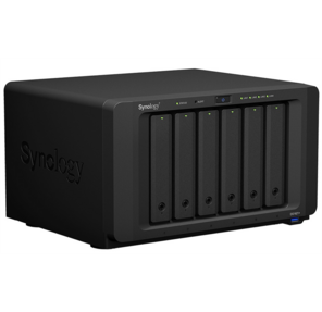 Synology DS1621+ QC2, 2GhzCPU / 4GbDDR4 (upto32) / RAID0, 1, 10, 5, 6 / upto 6hot plug HDD SATA (3, 5' or 2, 5') (upto16 with 2xDX517)+2 M.2 slots 2280 / 3xUSB3.2 / 4GigE (+1Expslot) / iSCSI / 2xIPcam (upto40) / 1xPS / 3YW