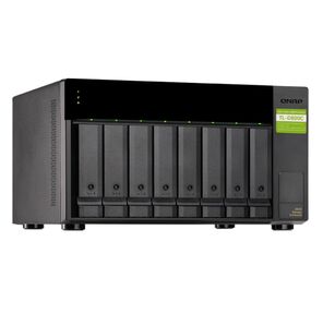 SMB QNAP TL-D800C USB 3.2 Gen 2 Type-C JBOD storage enclosure,  8-tray 3, 5" / 2, 5" w / o HDD. desktop version.