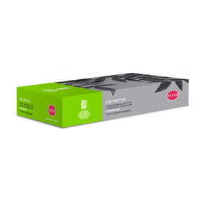 Тонер Картридж Cactus CS-TK710 черный  (40000стр.) для Kyocera Mita FS 9130 / 9130DN /  9530