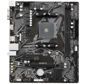 Материнская плата Gigabyte A520M K V2 Soc-AM4 AMD A520 2xDDR4 mATX AC`97 8ch (7.1) GbLAN RAID+VGA+HDMI