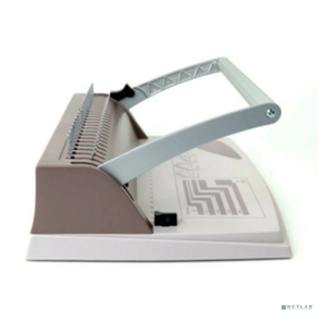 ГЕЛЕОС Переплетчик БП-9+ коричневый на пластиковую пружину, А4,  ручная перфорация 9 листов,  переплет макс до 170 л.,  глубина перфорации 2 мм