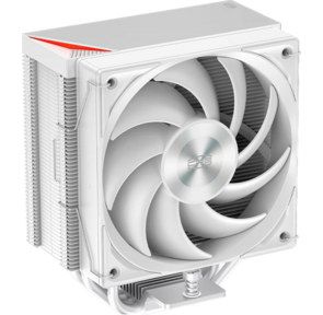 Кулер для процессора /  PCCooler RZ400 V2 WH  (230W,  4-pin PWM,  155mm,  Al / Cu,  4x6mm,  1x120mm,  86.73CFM,  32dBA,  2200RPM,  S: 1851,  1700,  1200,  115X,  AM5,  AM4,  black)