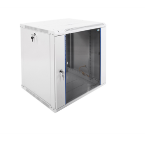 Шкаф телекоммуникационный настенный разборный 12U  (600x520) дверь стекло