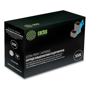 CACTUS CE255XS Картридж CACTUS  (CS-CE255X-MPS) для принтеров  LaserJet P3015,  черный,  15000 стр.