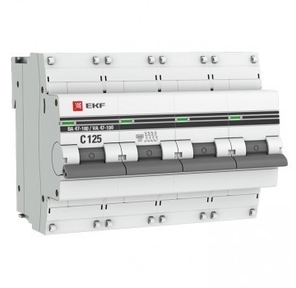 EKF mcb47100-3-125C-pro Автоматический выключатель 3P 125А  (C) 10kA ВА 47-100 EKF PROxima
