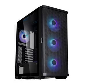 ZALMAN Z10 PLUS,  ATX,  BLACK,  WINDOW,  2x3.5",  2x2.5",  2xUSB3.0,  1xUSB 3.1 Type-C,  FRONT 3x140mm ARGB,  REAR 1x120mm ARGB