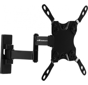 Ultramounts UM 866B Кронштейн для телевизора 15"-40" макс.20кг настенный поворот и наклон черный