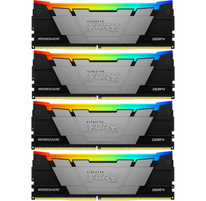 Память оперативная /  Kingston 128GB 3600MT / s DDR4 CL18 DIMM  (Kit of 4) FURY Renegade RGB