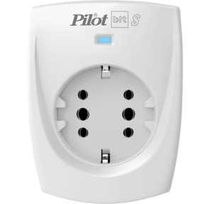 Сетевой фильтр ZIS PILOT BIT S,  1 розетка,  16А / 3, 5кВт,  св.серый