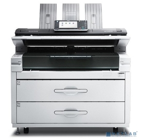 МФУ широкоформатное MP Pro W7100SP  (A0 / А1,  5 / 10 коп / мин,  цв.сканер,  сеть,  HDD320,  б / тонера,  б / девелопера)