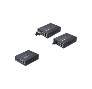 10 / 100 / 1000Base-T to WDM Bi-directional Fiber Converter - 1310nm - 15KM