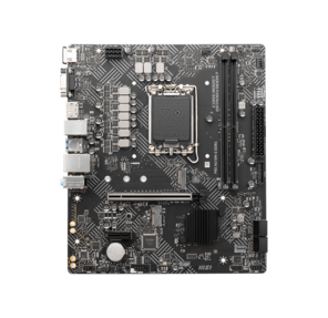 MSI PRO H610M-G DDR4  /  Intel H610 LGA1700 2xDDR4-3200 1xPCIex16 4xSATA 1xM.2 HDMI VGA DP  /  mATX