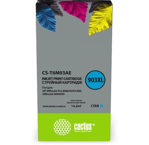 Картридж CYAN 10ML CS-T6M03AE CACTUS