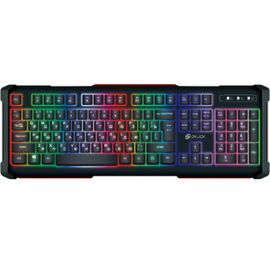 Клавиатура Oklick 717G черный / серый USB Multimedia LED